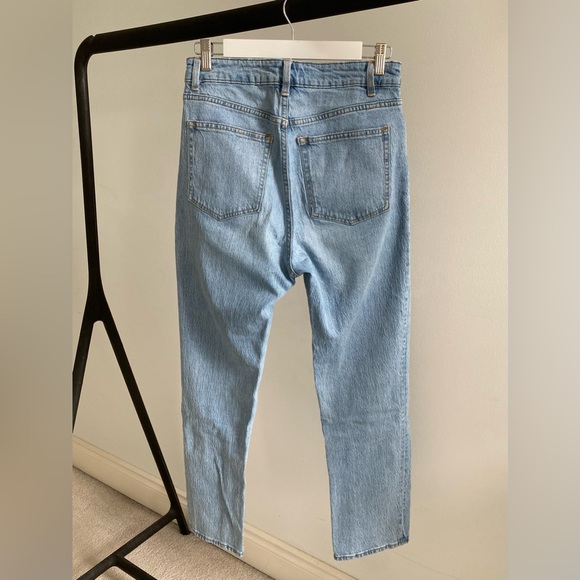 High Waisted Straight Leg Denim - Picture 2 of 2